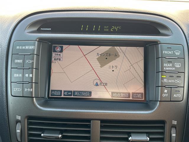 セルシオ C仕様 インテリアセレクション サンルーフ 黒革シート ナビ バックカメラ ETC エアシート 全席シートヒーター 全席電動シート ドラレコ 電動リアサンシェード ウッドコンビハンドル HID オートライト 純正16インチAW(4枚目)