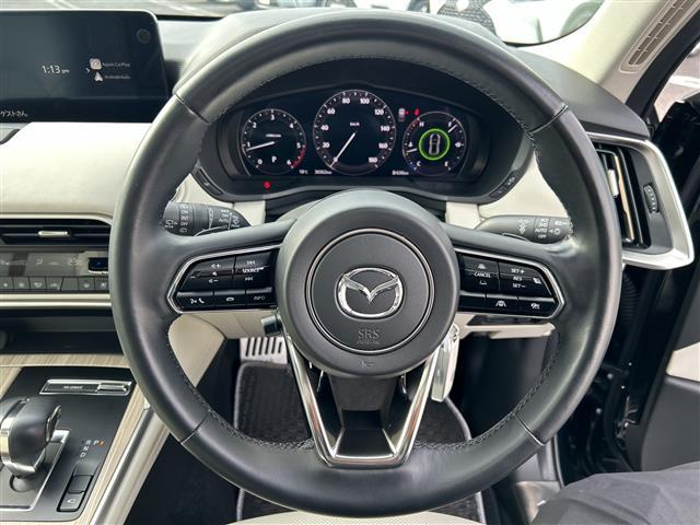 CX-60 XD エクスクルーシブモード ドライバーパーソナライゼーションシステムPKG サンルーフ 革 ナビ 全方位カメラ ETC ドラレコ TV 電動リアゲート BT アップルカープレイ 100V充電 追従クルコン 温冷シート 電動シート(18枚目)