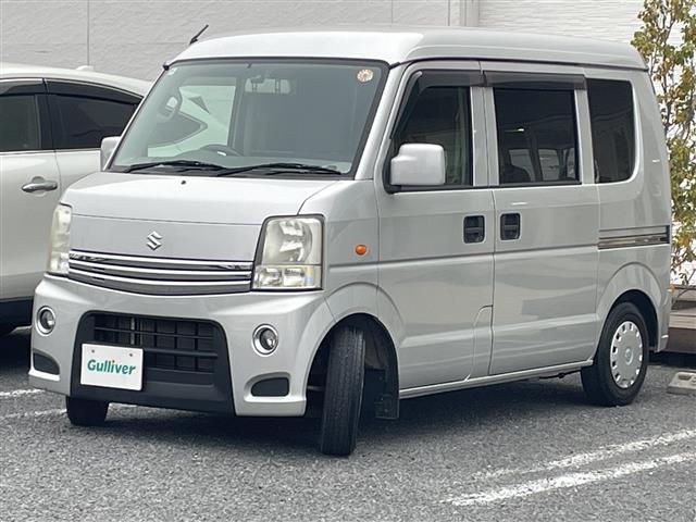 エブリイ ジョインターボ　ディスプレイオーディオ　前後ミラードラレコ　ＥＴＣ　ＵＳＢ　外コンビハンドル　エブリィワゴン用バンパー　外サス　外ＨＩＤ　５ＭＴ　ターボ　ハイルーフ　キーレス　電動格納ミラー　最大積載量３５０ｋｇ（40枚目）