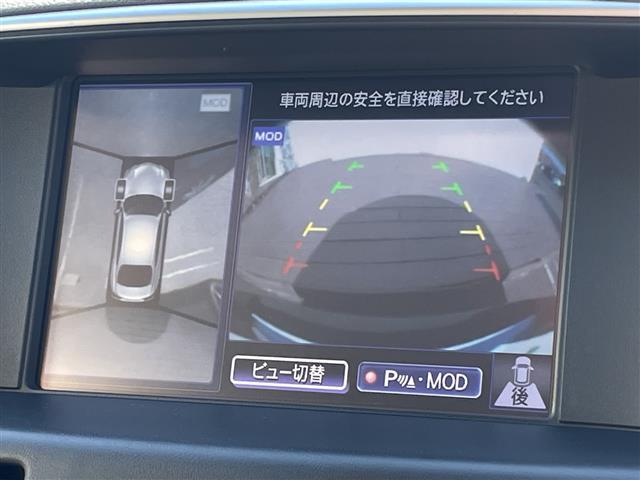 フーガハイブリッド ベースグレード　ナビ　全方位カメラ　レーダークルーズ　フルセグＴＶ　ミュージックＢＯＸ　ハーフレザー　パワーシート　インテリジェントペダル　ビルトインＥＴＣ　木目調パネル　スマートキー　前後センサー　オートライト（5枚目）