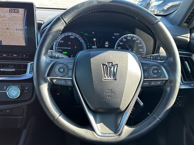 クラウンハイブリッド RS TRDエアロ TRDプッシュボタン ナビ 全方位カメラ シートヒーター ステアヒーター パワーシート PCS BSM RCTA RCD HUD RSA ETC パーキングサポート フルセグ BT(42枚目)