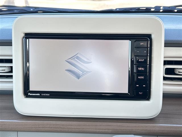 アルトラパン Ｘ　純正メモリーナビ（ＣＮ－ＲＺ７６５Ｗ）　全方位カメラ　シートヒーター　デュアルセンサーブレーキサポート　ＢＴ　スマートキー　純正フロアマット　純正ＡＷ　コーナーセンサー　サイドバイザー　ＨＩＤライト（4枚目）