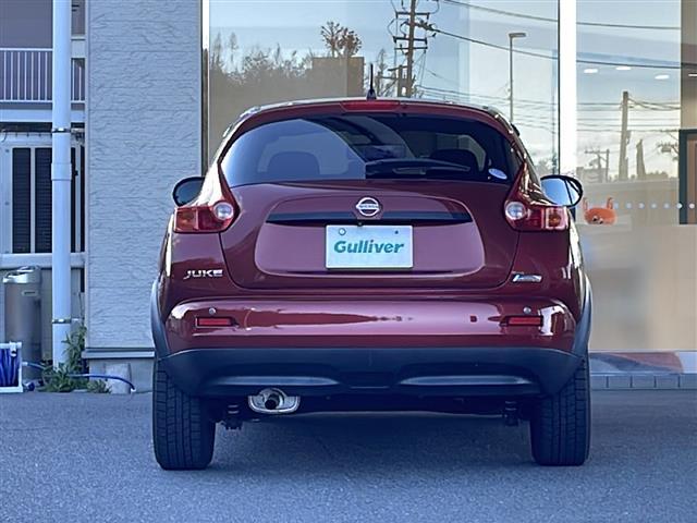 ジューク 15RX タイプV 純正SDナビ(ワンセグTV/CD再生/AUX)バックカメラ/プッシュスタート/ETC/社外デジタルインナーミラー/純正フロアマット/社外16インチAW/ハロゲンヘッドライト/フォグランプ/スマートキー(39枚目)