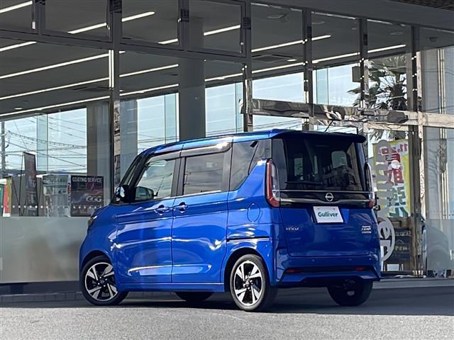 ルークス ハイウェイスター　Ｇターボプロパイロットエディション　１オーナー　純正９インチナビ　全方位カメラ　黒革シート　プロパイロット　デジタルインナーミラー　両側パワースライドドア　ビルトインＥＴＣ　純正ドライブレコーダー　クリアランスソナー　純正アルミホイール（19枚目）