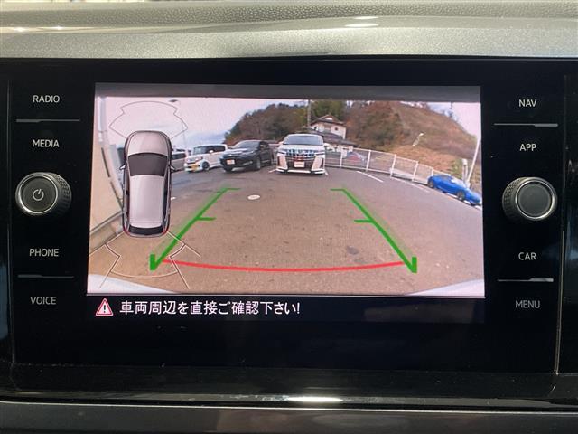 ポロ TSIハイライン メーカーナビ 社外AW ブラインドスポットモニター ステアリングスイッチ クルコンレーダー プッシュスタート ETC2.0 社外ドラレコ パーキングアシスト フォグランプ(4枚目)