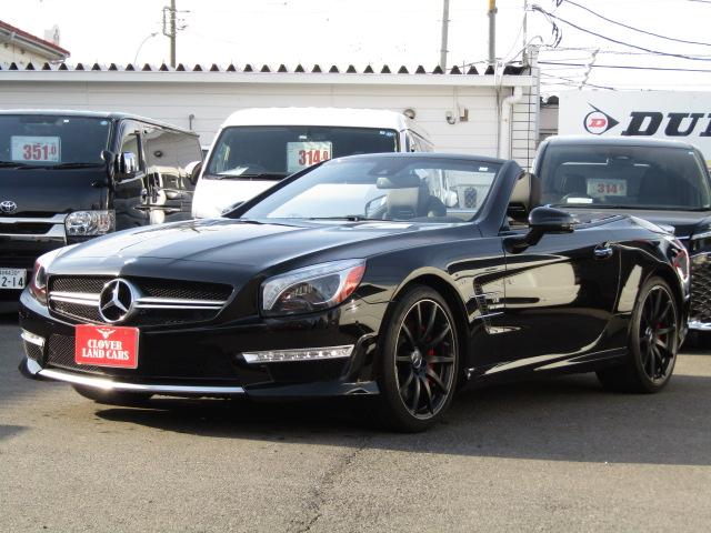 ＳＬ ＳＬ６３　２０１４モデル　ＡＭＧパフォーマンスＰＫＧ　ＡＭＧ１９／２０アルミ　ＡＭＧレッドキャリパー　パフォーマンブラインドスポット　ハーマンカードン　バックカメラ　ＥＴＣ　黒革　シートヒーター　ＨＩＤ（3枚目）