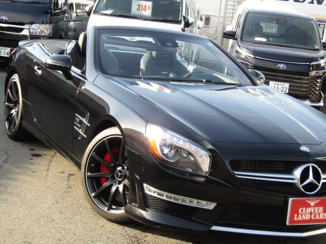 ＳＬ ＳＬ６３　２０１４モデル　ＡＭＧパフォーマンスＰＫＧ　ＡＭＧ１９／２０アルミ　ＡＭＧレッドキャリパー　パフォーマンブラインドスポット　ハーマンカードン　バックカメラ　ＥＴＣ　黒革　シートヒーター　ＨＩＤ（5枚目）