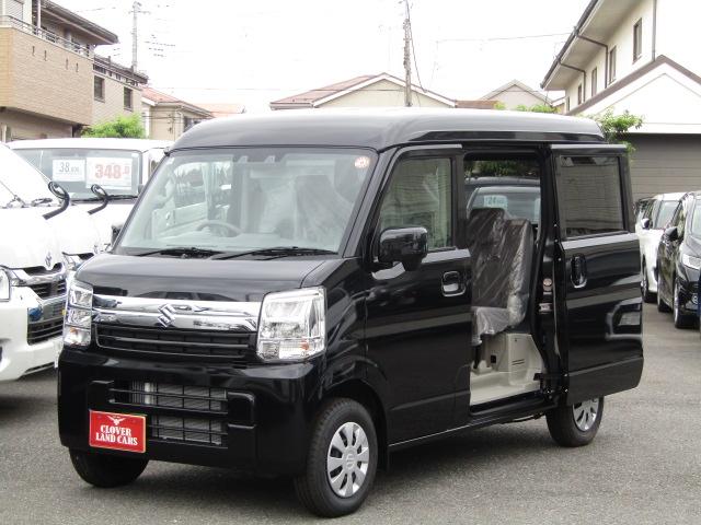 エブリイ ジョインターボ　ＣＶＴ　衝突被害軽減システム　クリアランスソナー　レーンアシスト　両側スライドドア　スマートキー　アイドリングストップ　電動格納ミラー　シートヒーター　ターボ　オートライト　ＬＥＤヘッドランプ（13枚目）