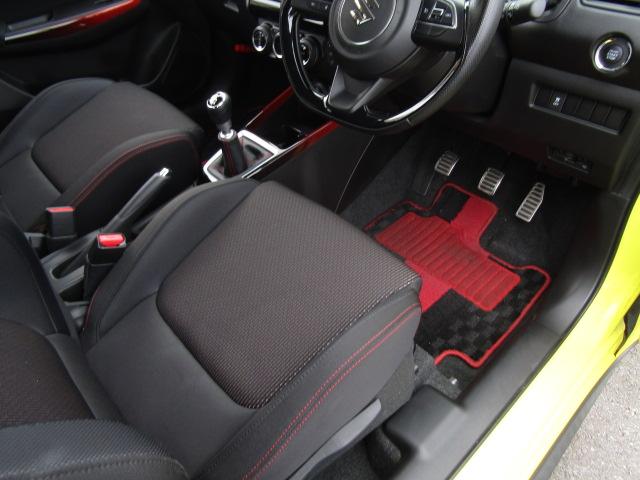 スイフトスポーツ ベースグレード ETC バックカメラ クリアランスソナー オートクルーズコントロール 衝突被害軽減システム アルミホイール オートライト LEDヘッドランプ スマートキー 電動格納ミラー シートヒーター MT(73枚目)