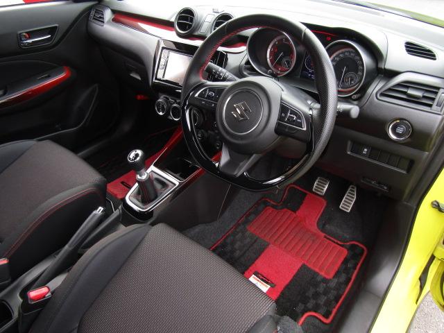 スイフトスポーツ ベースグレード ETC バックカメラ クリアランスソナー オートクルーズコントロール 衝突被害軽減システム アルミホイール オートライト LEDヘッドランプ スマートキー 電動格納ミラー シートヒーター MT(74枚目)