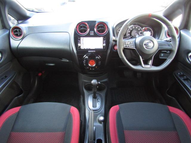 ノート ニスモ ETC 全周囲カメラ ナビ クリアランスソナー レーンアシスト 衝突被害軽減システム アルミホイール オートライト スマートキー アイドリングストップ 電動格納ミラー CVT 盗難防止システム(3枚目)