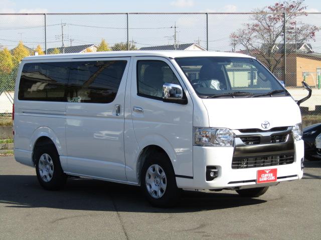 ハイエースバン ロングスーパーGL ダークプライムS 登録済未使用車 パノラミックビューモニター デジタルインナーミラー 両側パワースライド 専用シート 衝突軽減ブレーキ レーンキープアシスト オートマチックハイビーム LEDヘッドライト2025改モデル(13枚目)