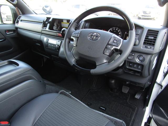 ハイエースバン ロングスーパーGL ダークプライムS 登録済未使用車 パノラミックビューモニター デジタルインナーミラー 両側パワースライド 専用シート 衝突軽減ブレーキ レーンキープアシスト オートマチックハイビーム LEDヘッドライト2025改モデル(64枚目)