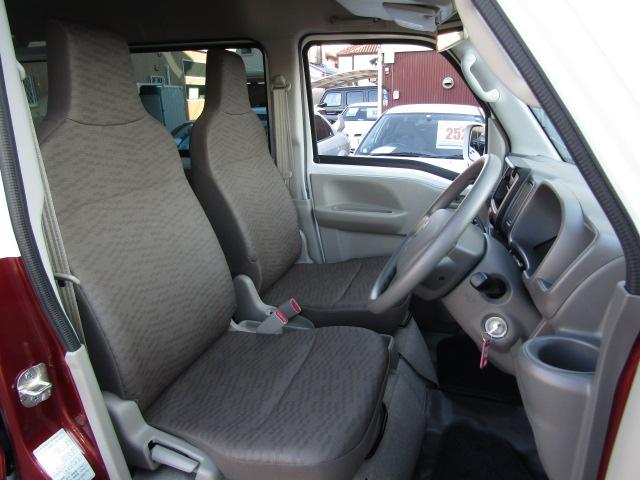 エブリイ PA フレンチバス仕様 両側スライド Hライトレベライザー オーバーヘッドシェルフ ラジオ フラットシート プライバシィガラス 運転席・助手席エアバッグ ABS ハイルーフ 15インチアルミ(30枚目)