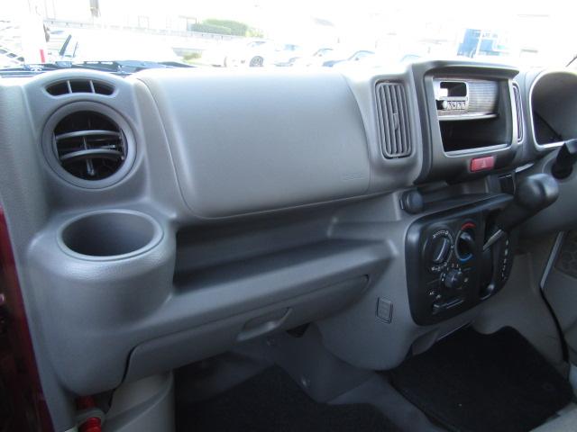 エブリイ PA フレンチバス仕様 両側スライド Hライトレベライザー オーバーヘッドシェルフ ラジオ フラットシート プライバシィガラス 運転席・助手席エアバッグ ABS ハイルーフ 15インチアルミ(36枚目)