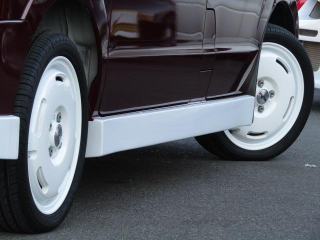 エブリイ PA フレンチバス仕様 両側スライド Hライトレベライザー オーバーヘッドシェルフ ラジオ フラットシート プライバシィガラス 運転席・助手席エアバッグ ABS ハイルーフ 15インチアルミ(49枚目)