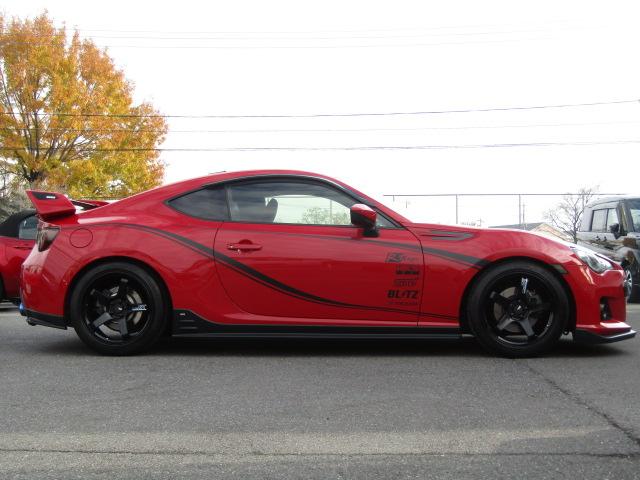 BRZ R MTモード STiエアロ ROWENリアスポ BLITZ車高調 HKSマフラー Rmajicタワーバー ADVAN18AW ナビ・TV DVD USB・BT BLITZタッチブレイン 1オーナー(25枚目)
