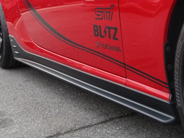 BRZ R MTモード STiエアロ ROWENリアスポ BLITZ車高調 HKSマフラー Rmajicタワーバー ADVAN18AW ナビ・TV DVD USB・BT BLITZタッチブレイン 1オーナー(34枚目)