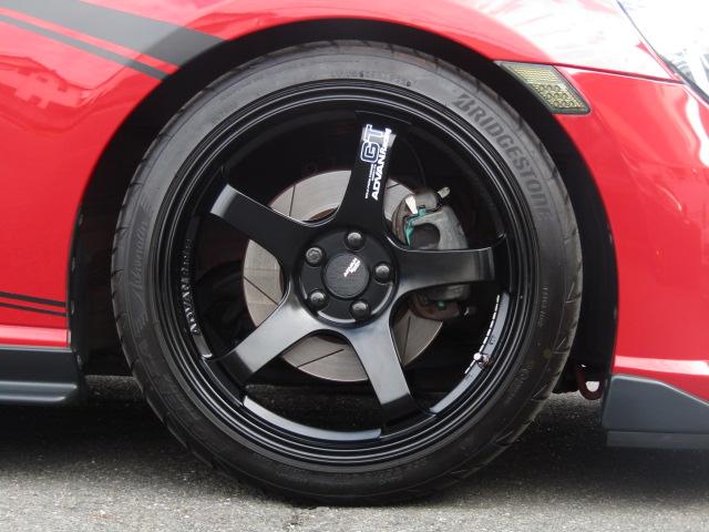 BRZ R MTモード STiエアロ ROWENリアスポ BLITZ車高調 HKSマフラー Rmajicタワーバー ADVAN18AW ナビ・TV DVD USB・BT BLITZタッチブレイン 1オーナー(38枚目)