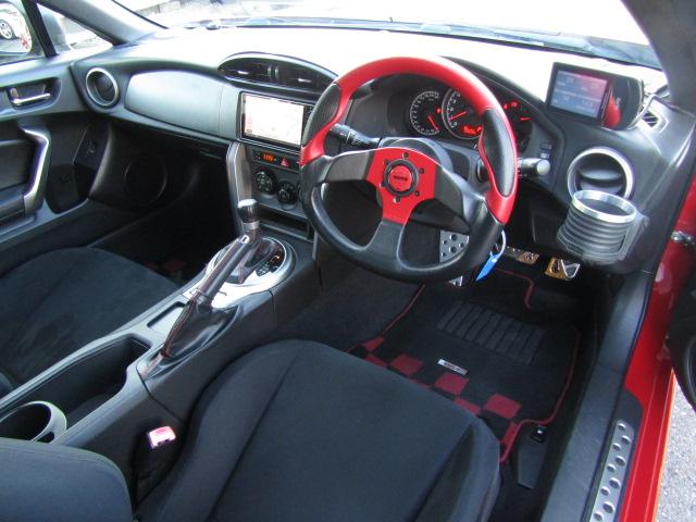 BRZ R MTモード STiエアロ ROWENリアスポ BLITZ車高調 HKSマフラー Rmajicタワーバー ADVAN18AW ナビ・TV DVD USB・BT BLITZタッチブレイン 1オーナー(53枚目)