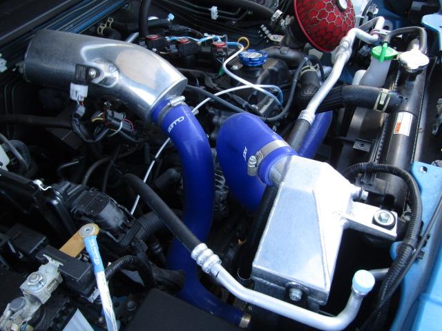 ジムニー XL BLITZタワーバー HKSエアクリ Defiターボ計 C.L.LINKホース GReddyキャップ LODIO DRIVE16AW OKADA PROJECTSプラグ GEOLANDARタイヤ(65枚目)