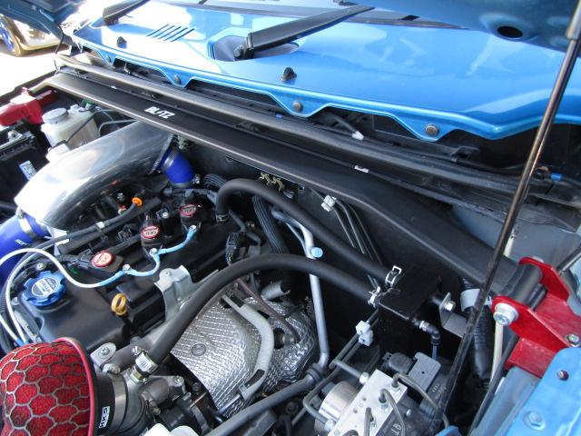 ジムニー XL BLITZタワーバー HKSエアクリ Defiターボ計 C.L.LINKホース GReddyキャップ LODIO DRIVE16AW OKADA PROJECTSプラグ GEOLANDARタイヤ(67枚目)