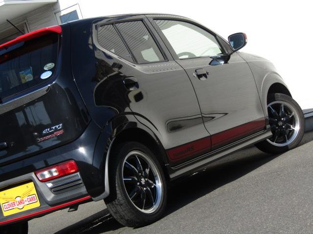 アルトターボＲＳ ベースグレード　ＥＴＣ　オートクルーズコントロール　衝突被害軽減システム　オートライト　ＨＩＤ　スマートキー　アイドリングストップ　電動格納ミラー　シートヒーター　ＡＴ　盗難防止システム　ＡＢＳ　ＥＳＣ　ＣＤ　ＵＳＢ（43枚目）