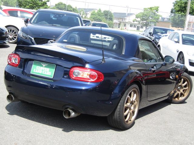 ロードスター Ｓ　ＲＨＴ　パドルシフト　ＢＬＩＴＺ車高調　柿本マフラー　Ａｕｔｏｅｘｅリアフロアバー　ＴＥＩＮフロントタワーバー　ＢＯＳＥサウンド　ＨＩＤライト　ＥＴＣ　ＬＭスポーツ１７ＡＷ　エンジンスターター（7枚目）