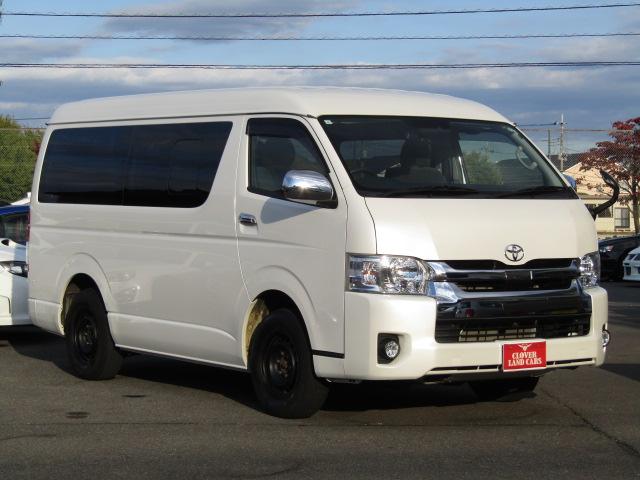 ハイエースワゴン GL 社外フルセグナビ/フリップダウンモニター/電動スライド/セーフティセンス/衝突軽減ブレーキ/レーンキープアシスト/バックカメラ/ETC/スマートキー/LED/フォグ/4WD/(6枚目)