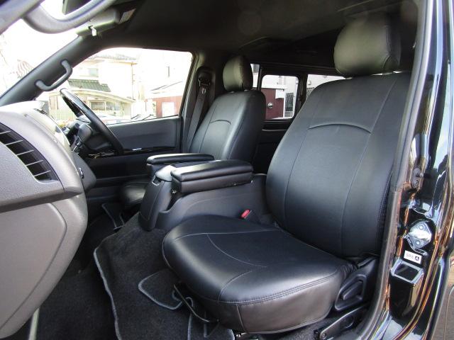 ハイエースバン スーパーGL ダークプライムII リフトアップ/社外16インチアルミ/マッドフラップ/シートカバー/2.0ETC/純正フルセグナビ/DVD再生/ブルートゥース/バックカメラ/セーフティセンス/衝突軽減ブレーキ/LED/(13枚目)