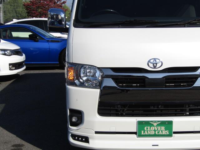 ハイエースバン スーパーGL ダークプライムII セーフティセンス/レーダークルーズ/衝突軽減ブレーキ/レーンキープアシスト/コーナーセンサー/両側電動スライドドア/ETC/半革シート/MTモード/LED/フォグ/モデリスタフロントリップ/(5枚目)