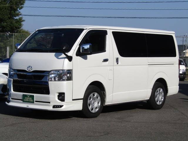 ハイエースバン スーパーGL ダークプライムII セーフティセンス/レーダークルーズ/衝突軽減ブレーキ/レーンキープアシスト/コーナーセンサー/両側電動スライドドア/ETC/半革シート/MTモード/LED/フォグ/モデリスタフロントリップ/(21枚目)