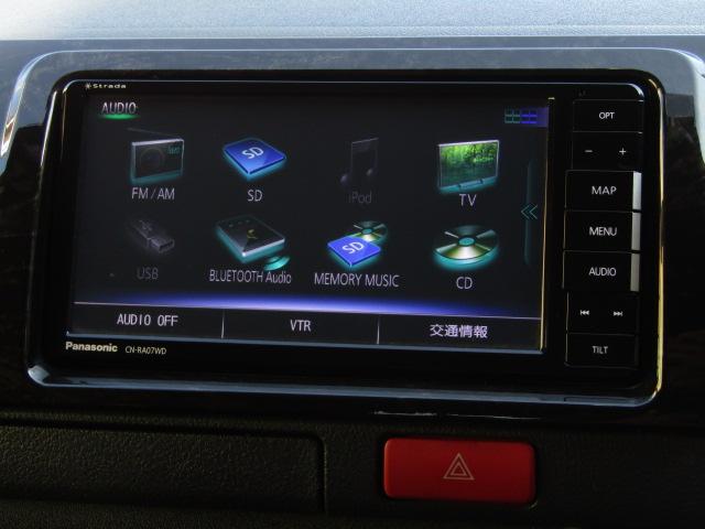 ハイエースバン スーパーＧＬ　ダークプライムＩＩ　セーフティセンス／衝突軽減ブレーキ／レーンキープアシスト／コーナーセンサー／社外フルセグナビ／ＤＶＤ再生／ブルートゥース／バックカメラ／ドライブレコーダー／ＥＴＣ／ＬＥＤ／１オーナー／（4枚目）