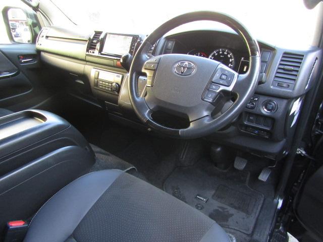 ハイエースバン スーパーＧＬ　ダークプライムＩＩ　セーフティセンス／衝突軽減ブレーキ／レーンキープアシスト／コーナーセンサー／社外フルセグナビ／ＤＶＤ再生／ブルートゥース／バックカメラ／ドライブレコーダー／ＥＴＣ／ＬＥＤ／１オーナー／（43枚目）