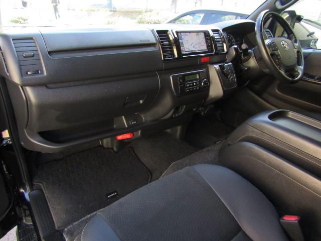 ハイエースバン スーパーＧＬ　ダークプライムＩＩ　セーフティセンス／衝突軽減ブレーキ／レーンキープアシスト／コーナーセンサー／社外フルセグナビ／ＤＶＤ再生／ブルートゥース／バックカメラ／ドライブレコーダー／ＥＴＣ／ＬＥＤ／１オーナー／（44枚目）