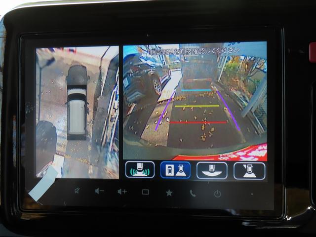 スペーシア ギア　ＨＹＢＲＩＤ　ＸＺターボ　全方位モニター付メモリーナビ　スズキコネクト　パドルシフト　両側電動スライドドア　ＬＥＤヘッドランプ　キーレスプッシュスタート　ルーフレール　アダプティブクルーズコントロール　Ｓオーディオスイッチ　電動パーキングブレーキ（9枚目）