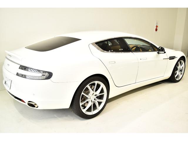 ラピード  ラピードS タッチトロニック3 正規D車 後期最終型 キャメルレザー シートヒーター アルカンタラRライナー 社外ナビ TV Bカメラ 20インチAW 取説 記録簿 クリスタル鍵 右H(6枚目)