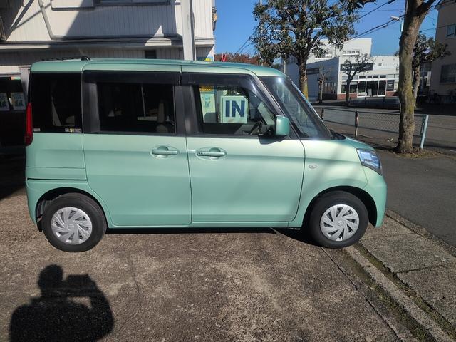 スペーシア G スマートキー 電動格納ミラー 両側スライドドア アイドリングストップ オートエアコン ドアバイザー 純正マット(3枚目)