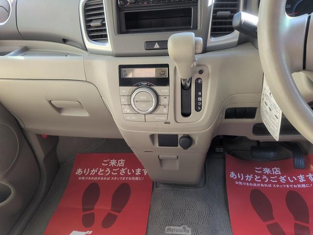 スペーシア G スマートキー 電動格納ミラー 両側スライドドア アイドリングストップ オートエアコン ドアバイザー 純正マット(10枚目)