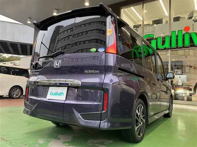 ステップワゴン モデューロX ホンダセンシング フ゜レミアムスハ゜イスハ゜ーフ゜ルP/純正SDナビ パーキングアシスト Bカメラ レーダークルーズコントロール 1オーナー BTオーディオ 両側パワースライドドア 衝突被害軽減ブレーキ DVD ETC(14枚目)