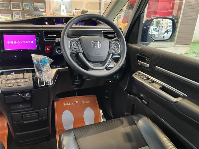 ステップワゴン モデューロX ホンダセンシング フ゜レミアムスハ゜イスハ゜ーフ゜ルP/純正SDナビ パーキングアシスト Bカメラ レーダークルーズコントロール 1オーナー BTオーディオ 両側パワースライドドア 衝突被害軽減ブレーキ DVD ETC(34枚目)