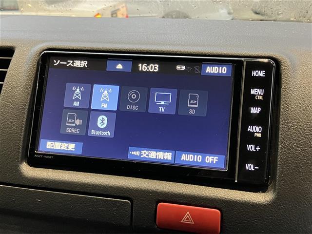 ハイエースバン ロングDX GLパッケージ パノラミックビューモニター フルタイム4WD ナビTV パワーウィンドウ パワーステアリング キーレスキー フルセグ エアコン 横滑り防止機能 SDナビ オートライト ドラレコ Dターボ ETC(31枚目)