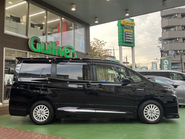 ヴォクシー ハイブリッドV BT接続 SDナビゲーション シートヒー スマートキープッシュスタート DVD再生可 Aライト Bモニター オートクルーズ Wエアバック ナビTV ESC ETC車載器 リモコンキー PS 3列(6枚目)