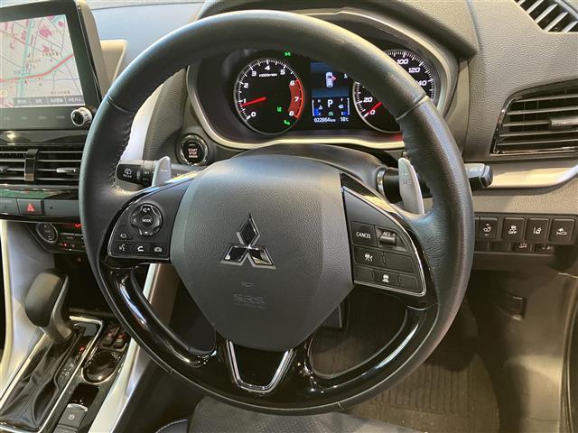 エクリプスクロス Gプラスパッケージ 車線逸脱 キーレスエントリー ブレーキサポート 地デジ Pセンサー オートクルーズ ワンオーナ USB接続 オートライト アイドリングストップ機能 オートエアコン スマートキー LEDヘッドランプ(22枚目)