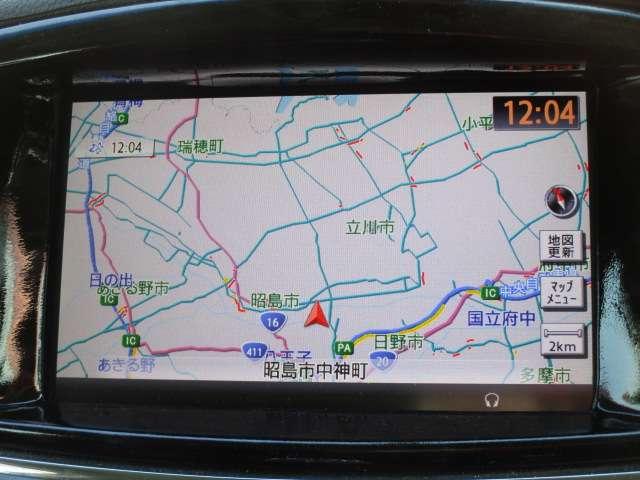 エルグランド ２．５　ライダー　８人乗り　ＨＤＤナビ　後席モニター　盗難防止　パワーウインドウ　オートエアコン　インテリジェントキー　ＥＴＣ　ＡＢＳ　ＨＤＤナビ　ナビＴＶ　ドラレコ　キーレスエントリー　アルミホイール　エアバッグ　アラウンドビュー（5枚目）