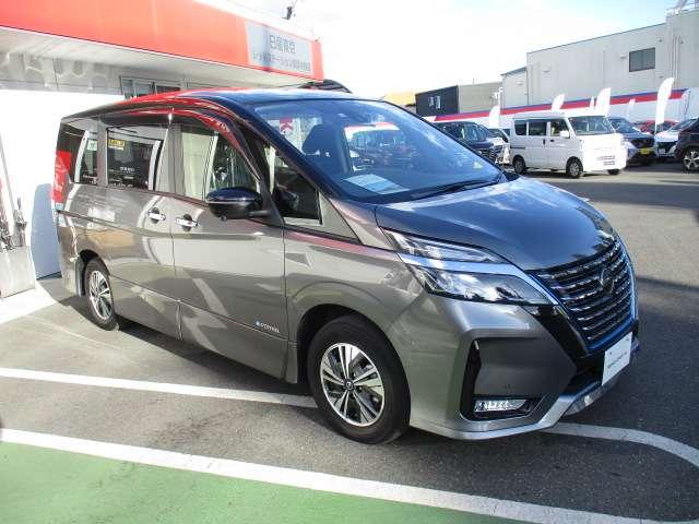 セレナ e-パワー ハイウェイスターV MM512DLナビ 後席モニター 360°カメラ エマジェンシーブレーキ 1オナ スマキー LED レーンアシスト 点検記録簿付 ETC ドラレコ イモビ フルオートエアコン アルミホイール(11枚目)