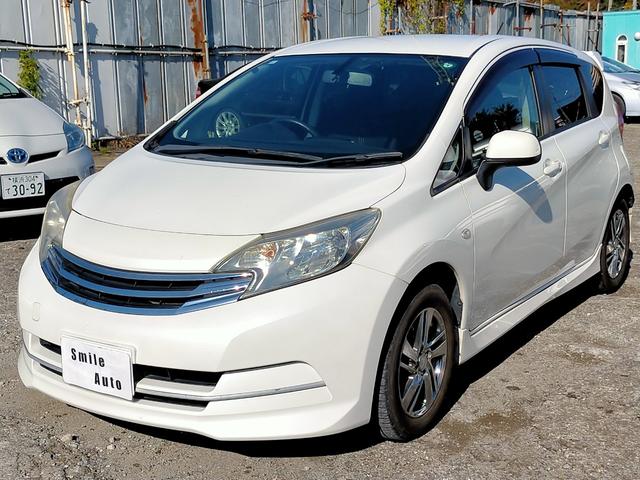 ノート ライダー オーテック 全国保証 地デジナビ Bluetooth バックカメラ ETC オートエアコン 純正アルミホイール フルフラットシート USB LEDヘッドライトバルブ(5枚目)