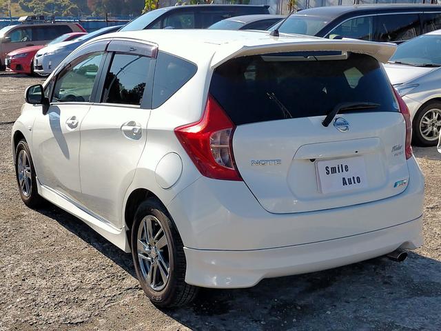 ノート ライダー オーテック 全国保証 地デジナビ Bluetooth バックカメラ ETC オートエアコン 純正アルミホイール フルフラットシート USB LEDヘッドライトバルブ(9枚目)