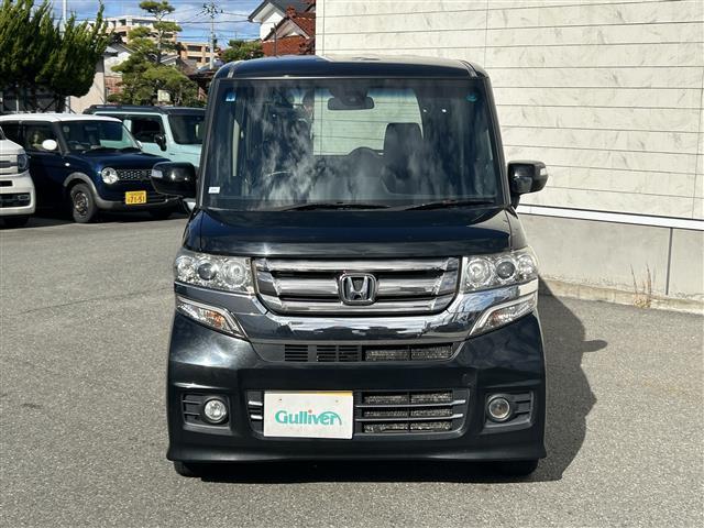 Ｎ－ＢＯＸカスタム Ｇ・Ｌパッケージ　ＳＤナビＴＶ　左側パワースライドドア　スマートキー　フルセグＴＶ　Ｂｌｕｅｔｏｏｔｈ　ＤＶＤ再生　横滑り防止装置　盗難防止装置　社外１４インチアルミ　ディスチャージヘッドライト（2枚目）