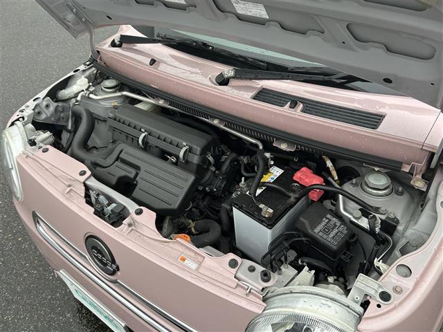 ミラココア ココアＸ　禁煙車　ＡＭ／ＦＭ／ＡＵＸ接続　ＡＢＳ　アイドリングストップ　スタッドレスタイヤ車載　社外１４インチＡＷ　ハロゲンライ　Ｗ＋サイドエアバック　純正フロアマット　スマートキー（8枚目）